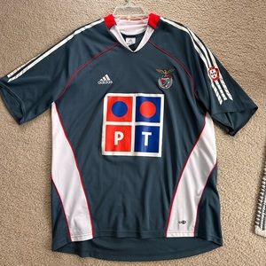 2005-06 SL Benfica Away shirt size Large by adidas
